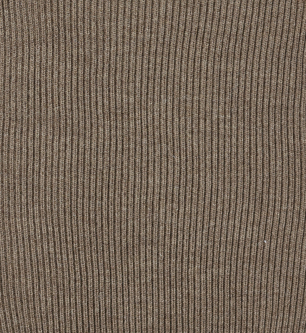 Navy knit in Natural Taupe