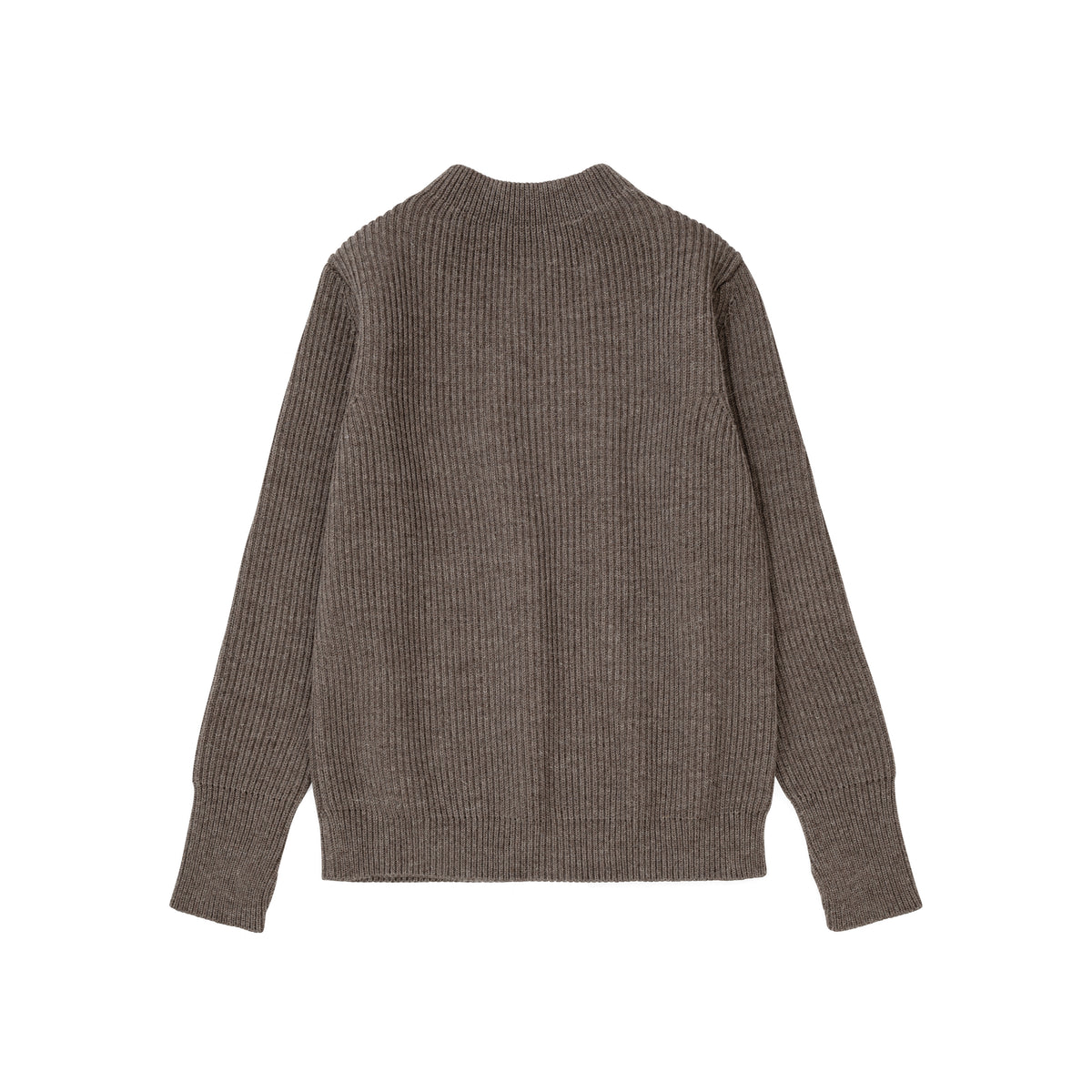 Navy Crewneck Natural Taupe