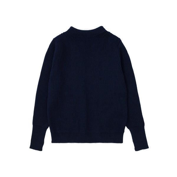 ANDERSEN-ANDERSEN THE NAVY CREWNECK （M） Navy Crewneck Navy Blue