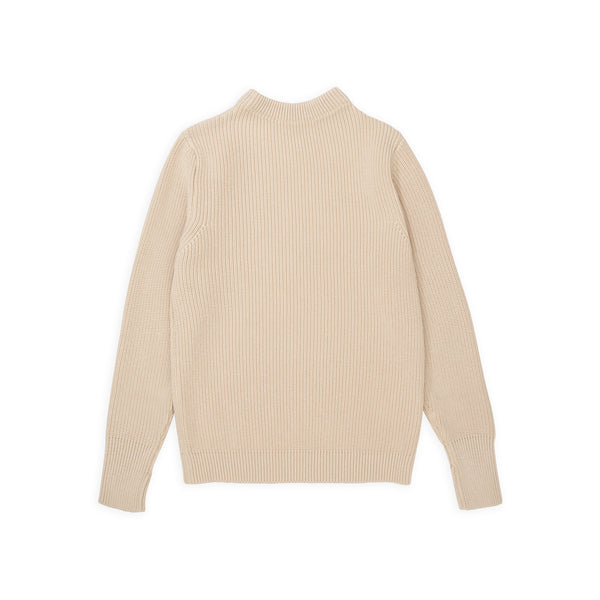 Cotton Crewneck Raw Cotton