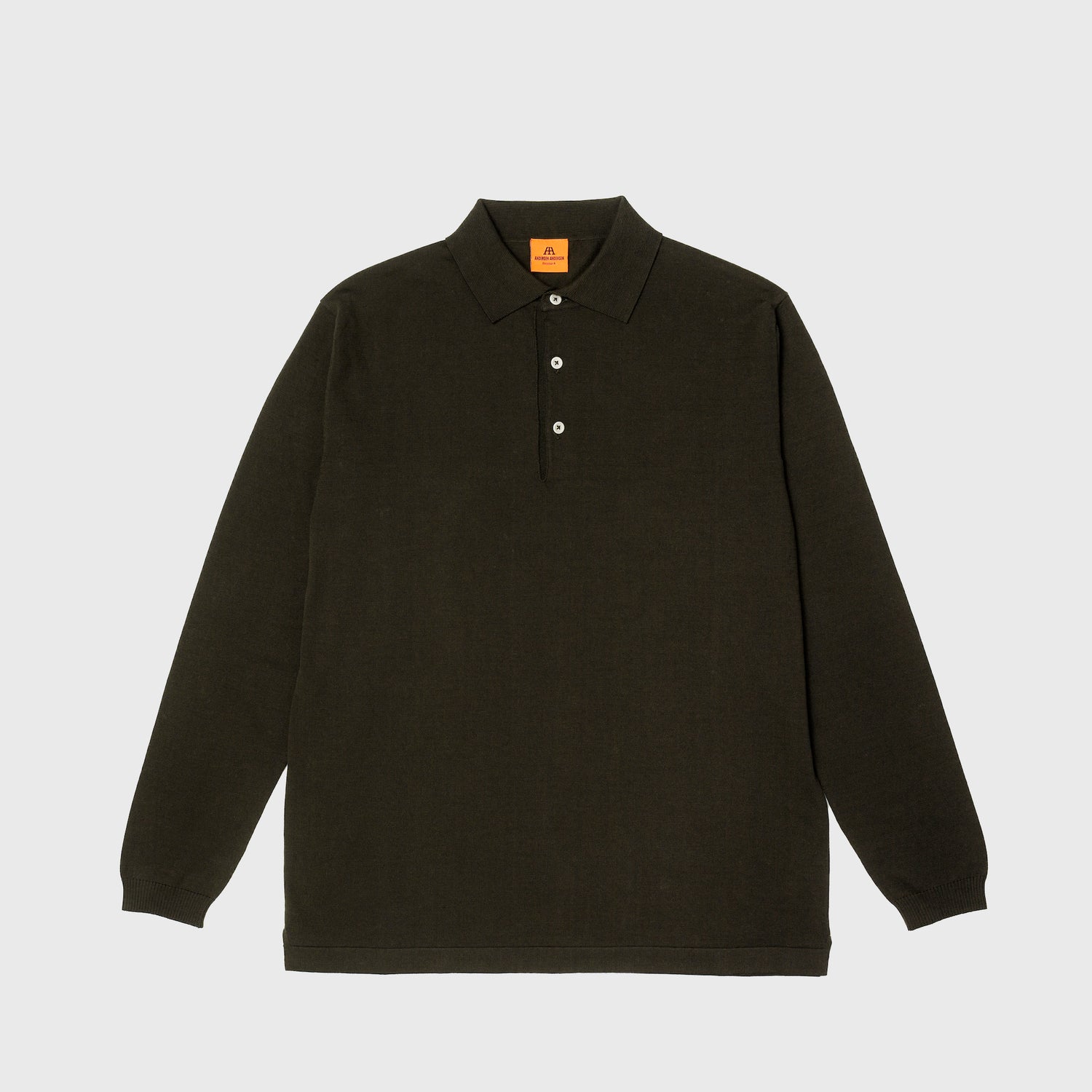Polo Long in Hunting Green